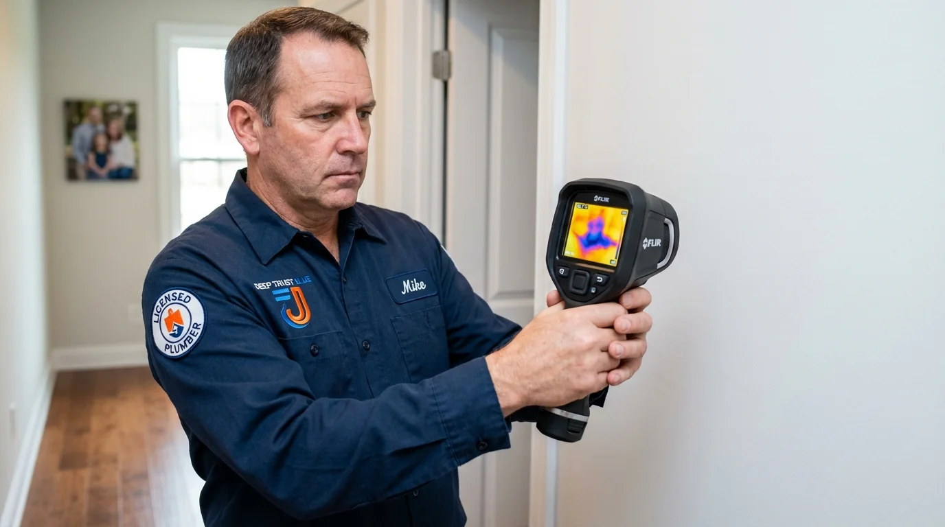 Thermal imaging leak detection by Johns Plumbing LLC in Grand Bay